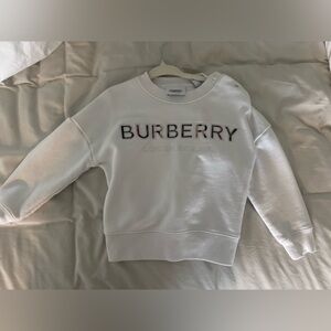 Burberry Cream Logo Sweatshirt